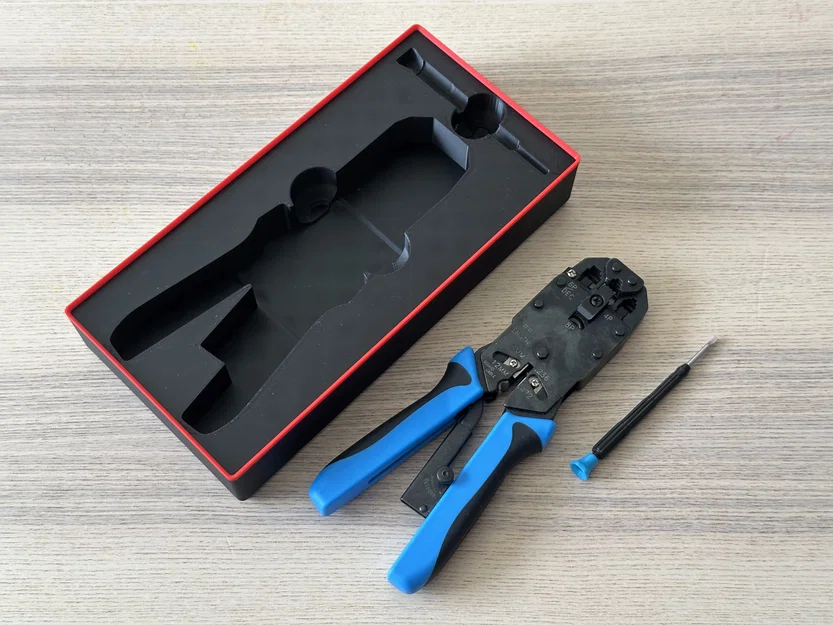 Khay Gridfinity cho kìm bấm mạng RJ-45, RJ-11, RJ-12 - Image 3