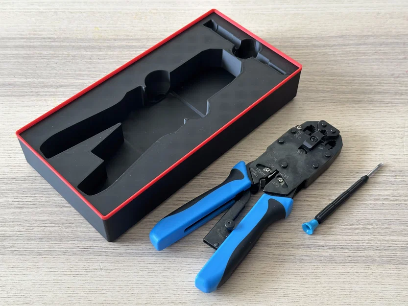 Khay Gridfinity cho kìm bấm mạng RJ-45, RJ-11, RJ-12 - Image 4