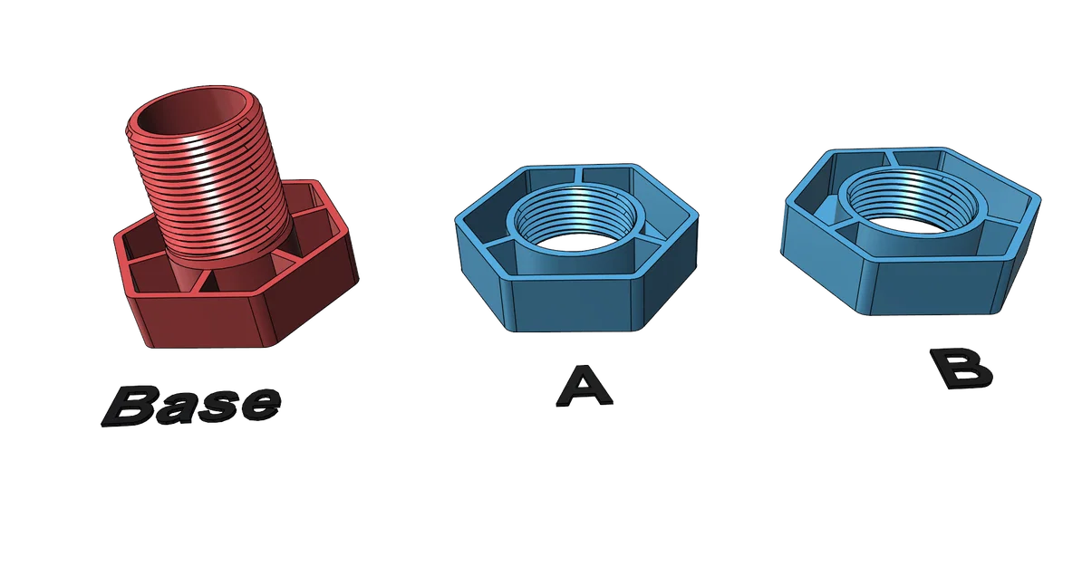 Khay Đựng Bút Hình Con Bu-lông Độc Đáo - In 3D Dễ Dàng - Image 4