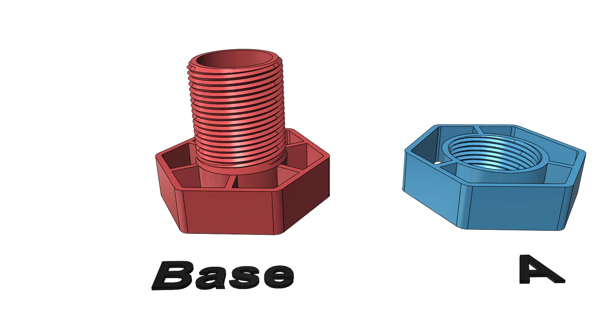 Khay Đựng Bút Hình Con Bu-lông Độc Đáo - In 3D Dễ Dàng - Image 7