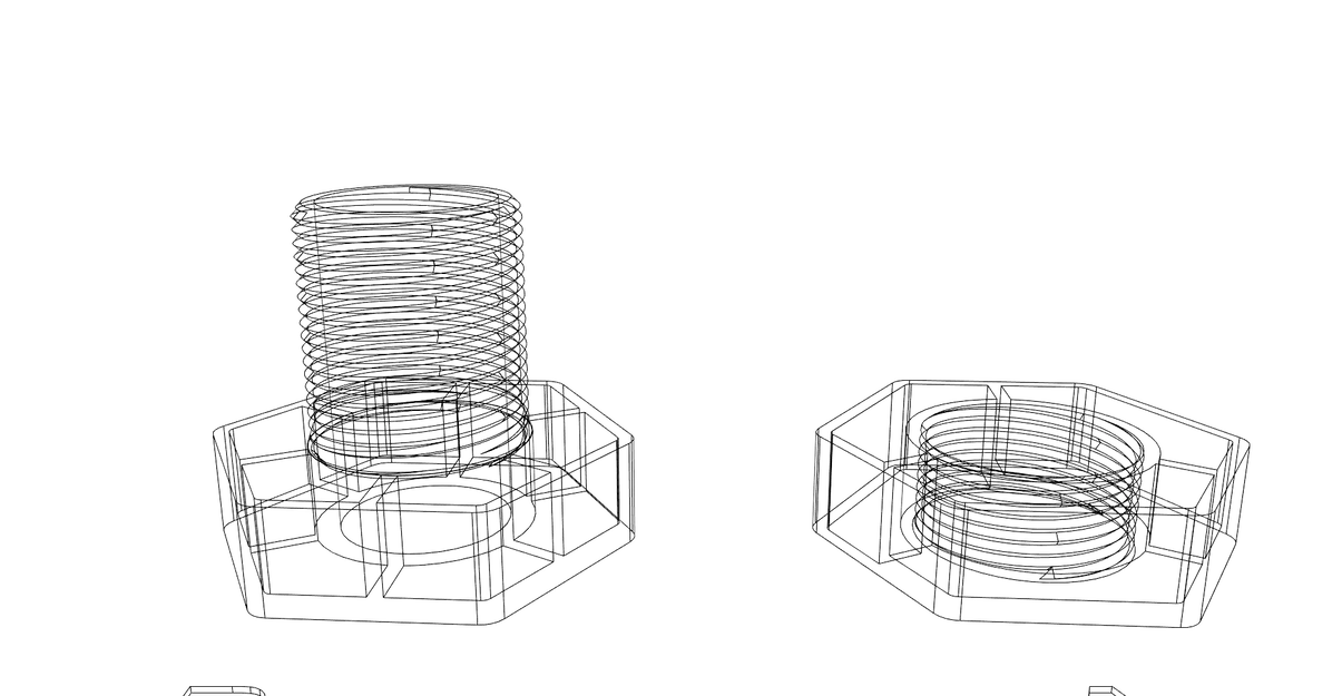 Khay Đựng Bút Hình Con Bu-lông Độc Đáo - In 3D Dễ Dàng - Image 11