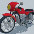 Mô hình xe mô tô cổ điển BMW R80 Monoshock 1985 cho in 3D - Thumbnail 4
