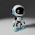 Mô hình Robot Nhân dạng (Humanoid Robot) trang trí bàn làm việc - Thumbnail 2