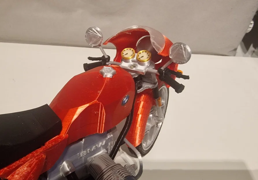 Mô hình xe mô tô cổ điển BMW R80 Monoshock 1985 cho in 3D - Image 7