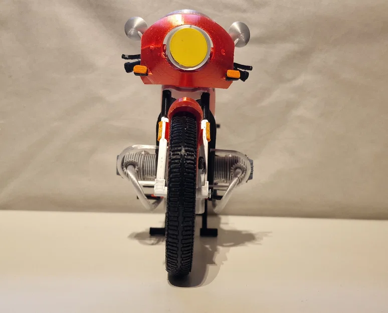 Mô hình xe mô tô cổ điển BMW R80 Monoshock 1985 cho in 3D - Image 14