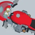 Mô hình xe mô tô cổ điển BMW R80 Monoshock 1985 cho in 3D - Thumbnail 21