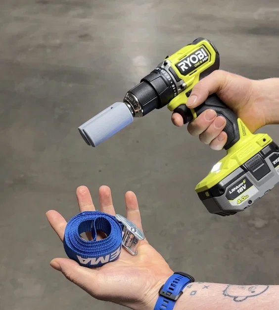 Dụng cụ cuốn dây đai (Strap Winder) gắn máy khoan cực nhanh - Image 4