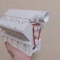 Động cơ V8 in 3D chạy bằng máy hút bụi - Thumbnail 1