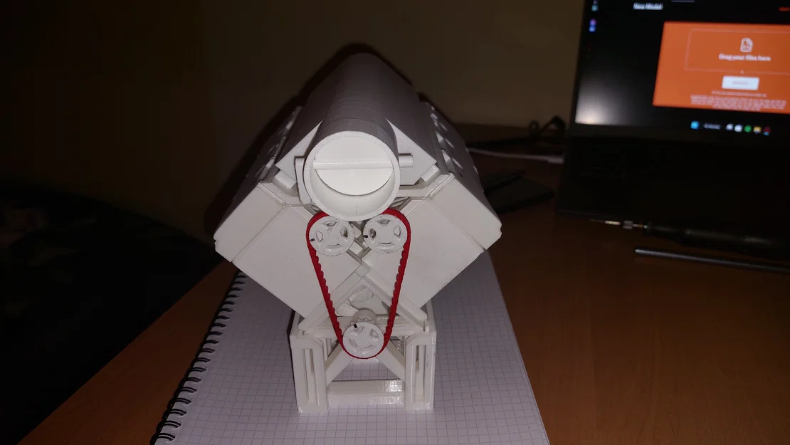 Động cơ V8 in 3D chạy bằng máy hút bụi - Image 2