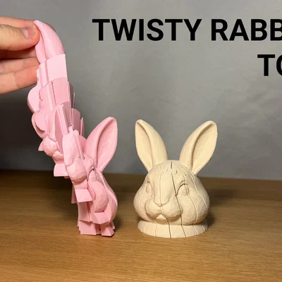 Mô hình Thỏ Phục Sinh Fidget Toy xoắn ốc