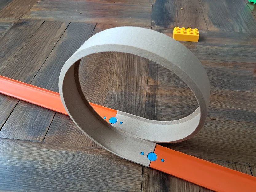 Vòng lặp đường đua cho xe đồ chơi - Tương thích với Hot Wheels - Image 1