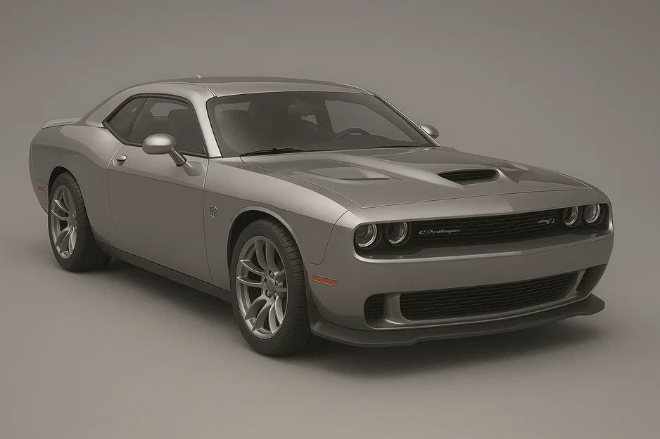 Mô hình 3D xe Dodge Challenger SRT Hellcat chi tiết cho người đam mê - Image 1