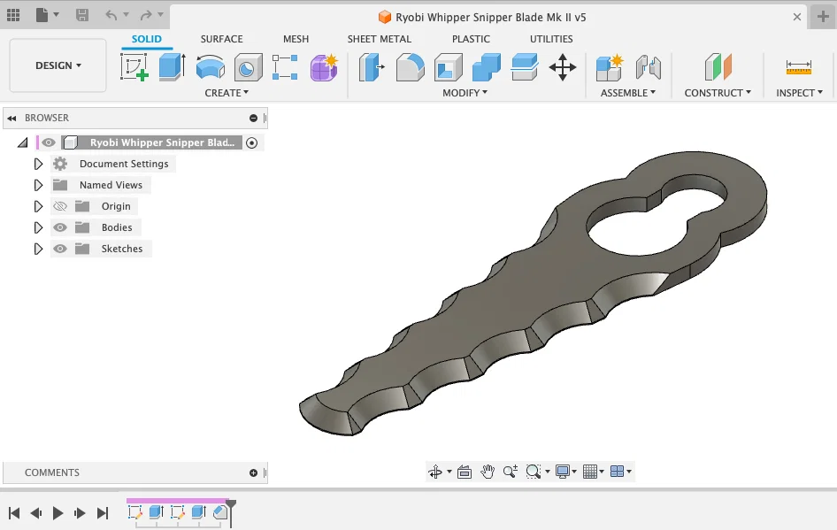 Lưỡi cắt cỏ thay thế cho máy Ryobi Whipper Snipper - Image 1