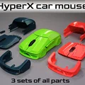 Vỏ chuột HyperX hình xe đua (HyperX car mouse) - Thumbnail 1