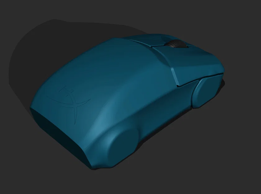 Vỏ chuột HyperX hình xe đua (HyperX car mouse) - Image 12