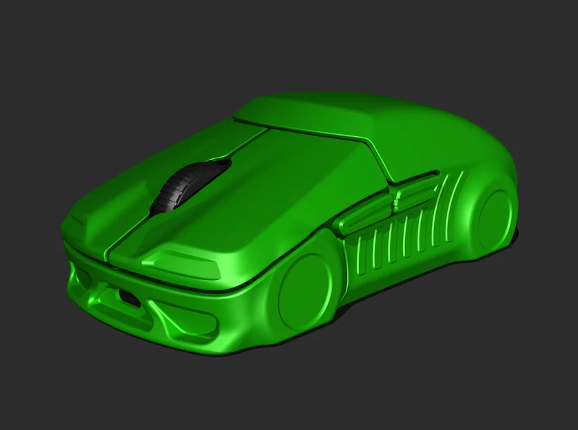 Vỏ chuột HyperX hình xe đua (HyperX car mouse) - Image 13