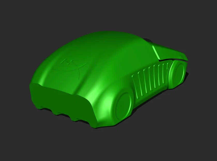 Vỏ chuột HyperX hình xe đua (HyperX car mouse) - Image 16