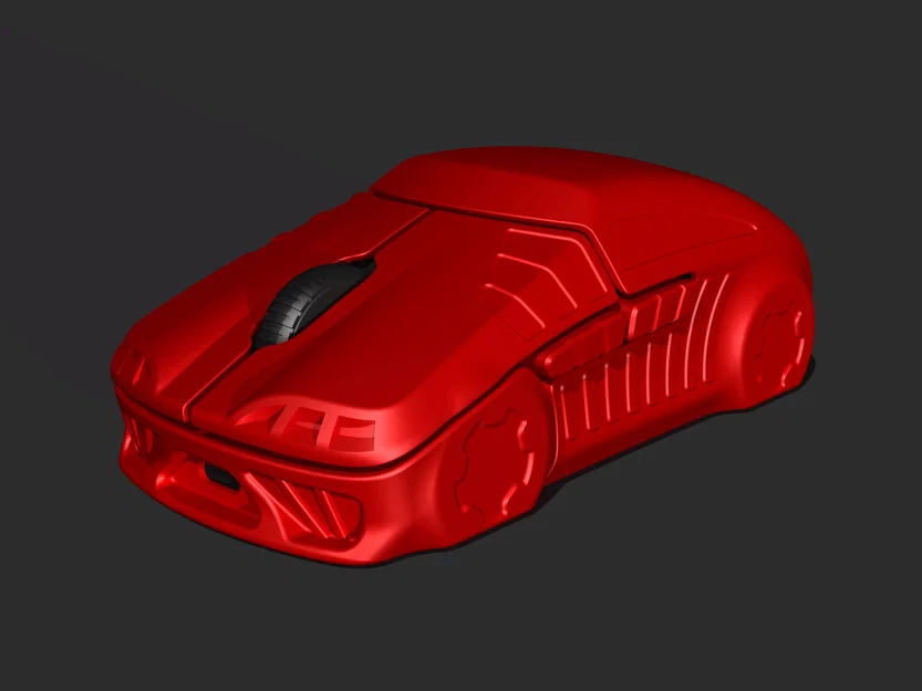 Vỏ chuột HyperX hình xe đua (HyperX car mouse) - Image 17