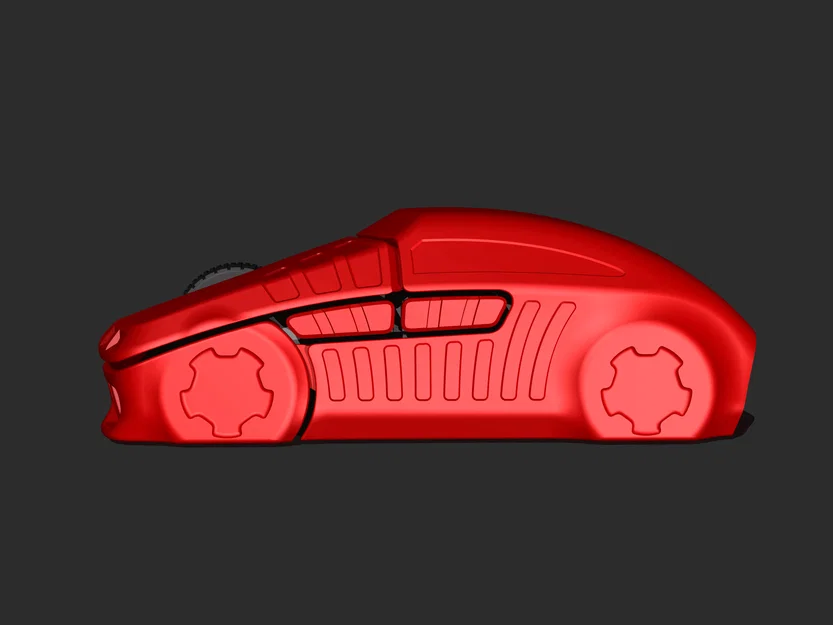 Vỏ chuột HyperX hình xe đua (HyperX car mouse) - Image 18