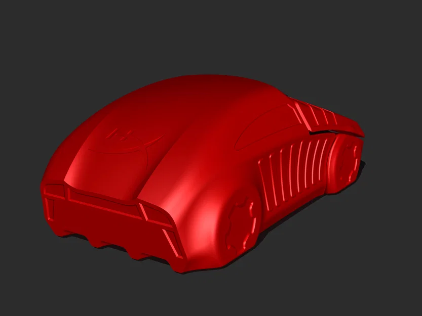 Vỏ chuột HyperX hình xe đua (HyperX car mouse) - Image 20