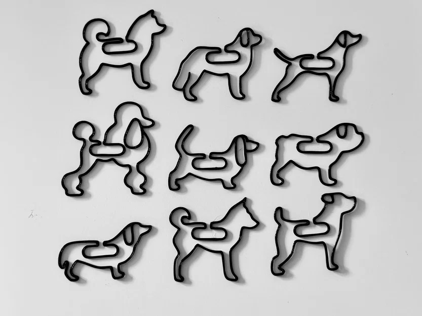 Kẹp Giấy / Dấu Sách Hình Chó Trang Trí - Image 2