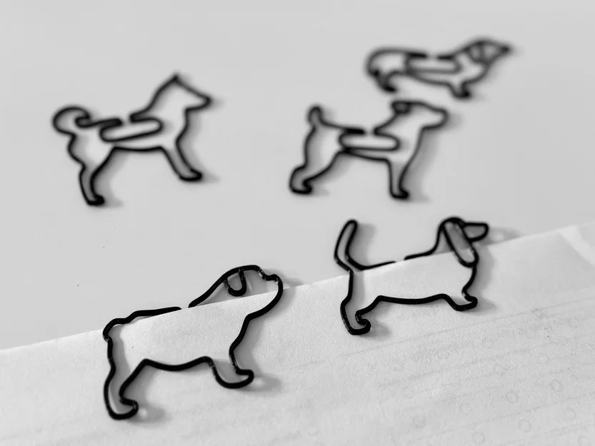 Kẹp Giấy / Dấu Sách Hình Chó Trang Trí - Image 3