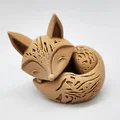 Mô hình in 3D chú cáo nhỏ cuộn tròn (Sleeping Fox) cực xinh - Thumbnail 1