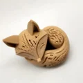 Mô hình in 3D chú cáo nhỏ cuộn tròn (Sleeping Fox) cực xinh - Thumbnail 2