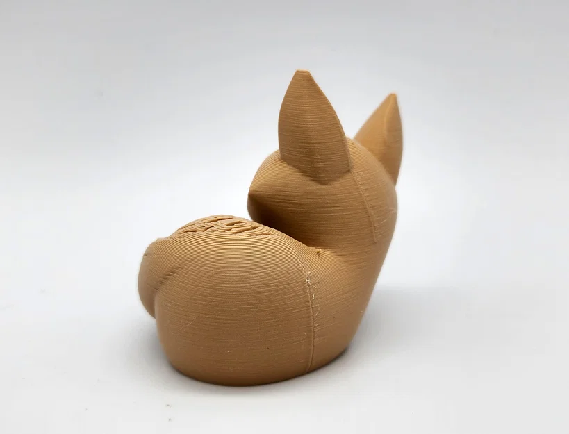 Mô hình in 3D chú cáo nhỏ cuộn tròn (Sleeping Fox) cực xinh - Image 3