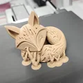 Mô hình in 3D chú cáo nhỏ cuộn tròn (Sleeping Fox) cực xinh - Thumbnail 6