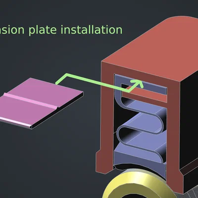 Cơ cấu điều chỉnh góc với khóa lò xo (Angle Adjusting Mechanism)