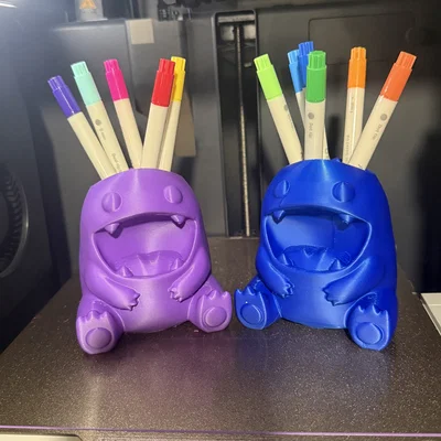 Ống cắm bút Monster Dino dễ thương cho bàn làm việc