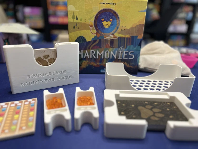 Bộ Khay Chứa và Sắp Xếp Linh Kiện Cho Board Game Harmonies - Image 1