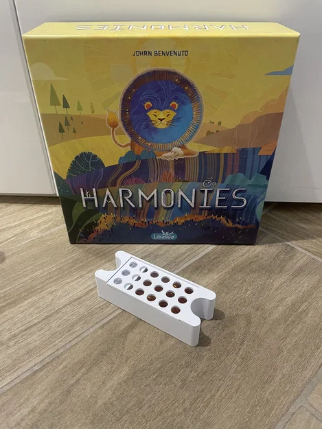 Khay lưu trữ linh vật và cube cho board game Harmonies 3D - Image 1