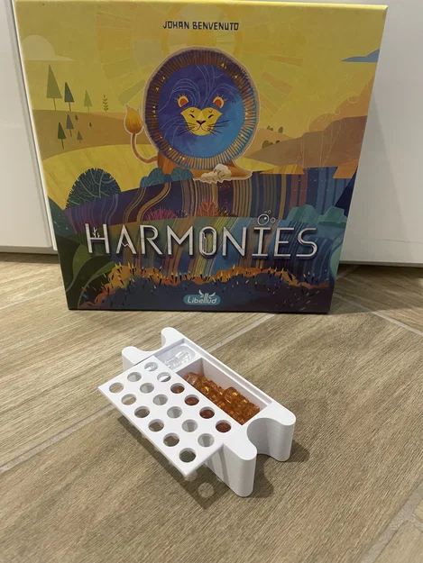 Khay lưu trữ linh vật và cube cho board game Harmonies 3D - Image 2
