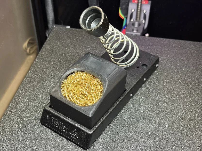 Khay 3D chứa bùi nhùi đồng cho đế hàn Weller tiện dụng - Image 1