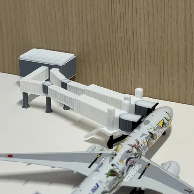 Mô hình cầu ống lồng máy bay Jetbridge tỷ lệ 1:400 - Dành cho sa bàn