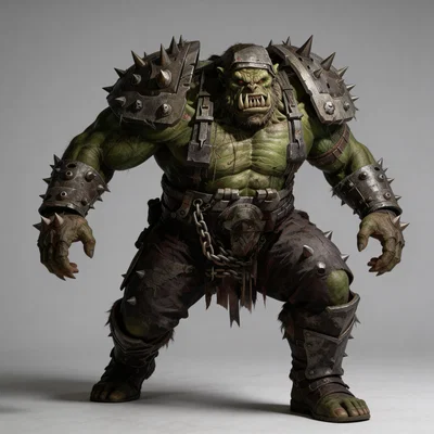 Mô hình Chiến binh Ork (Ork Warrior 6) cực chất cho in 3D