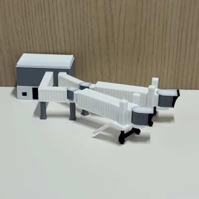 Mô hình cầu ống lồng máy bay Jetbridge tỷ lệ 1:400 - Dành cho sa bàn