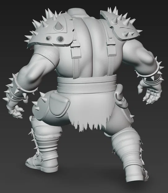 Mô hình Chiến binh Ork (Ork Warrior 6) cực chất cho in 3D - Image 3
