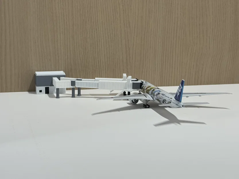 Mô hình cầu ống lồng máy bay Jetbridge tỷ lệ 1:400 - Dành cho sa bàn - Image 4