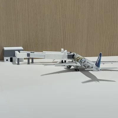 Mô hình cầu ống lồng máy bay Jetbridge tỷ lệ 1:400 - Dành cho sa bàn