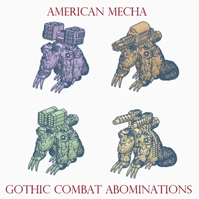 Bộ Quái Vật Chiến Đấu Khổng Lồ 6mm Dành Cho Game Mecha