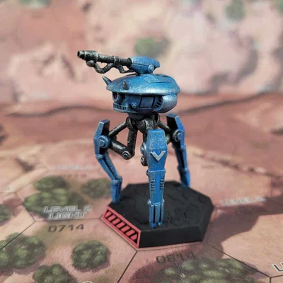 Mô hình robot trinh sát ba chân RISC-y Scouting Tripods cho Wargaming