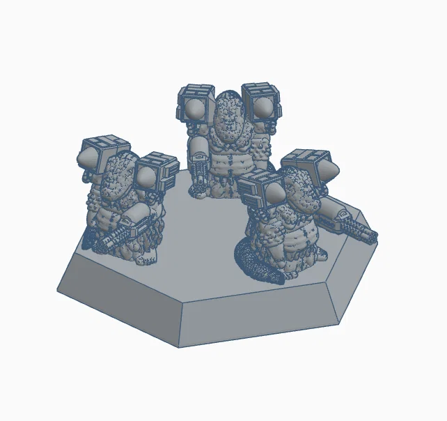 Quái Vật Chiến Đấu Bộ Binh Gothic Cho Các Tựa Game Mecha - Image 2