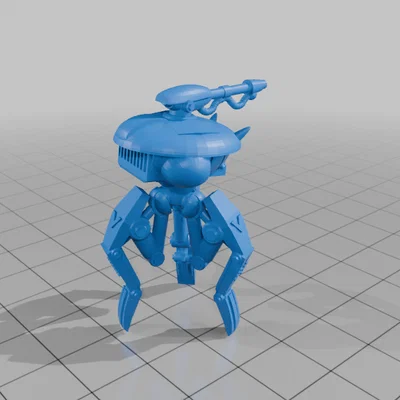 Mô hình robot trinh sát ba chân RISC-y Scouting Tripods cho Wargaming