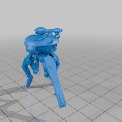 Mô hình robot trinh sát ba chân RISC-y Scouting Tripods cho Wargaming