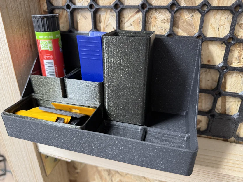 Kệ treo tường đa năng tích hợp Gridfinity cho hệ thống openGrid - Image 1