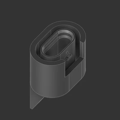 Nắp đậy cổng xả bảo vệ cho xe Haval H6GT (3D Model)