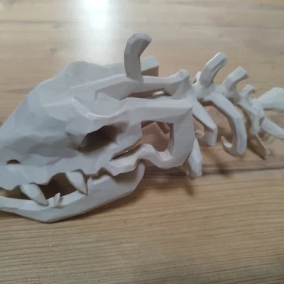 Mô hình xương cá Splashtail từ Sea of Thieves in 3D